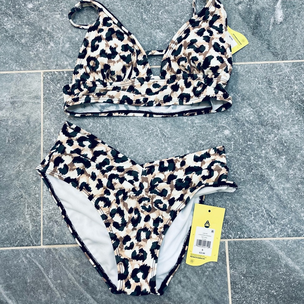 Leopard Print Bikini Set